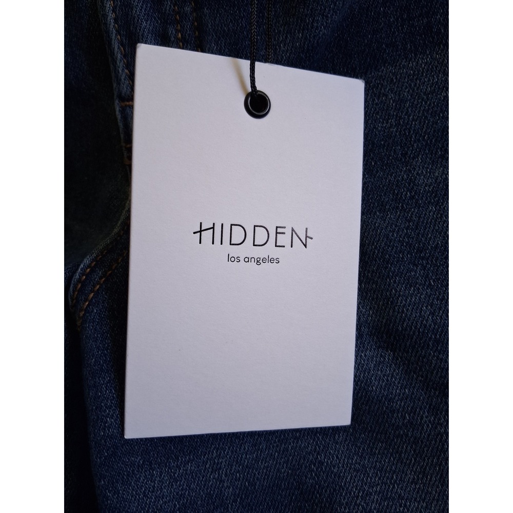 Hidden Jeans Happi Women 25 *28x33 Blue New Low Rise Wide leg Comfort Flare - Picture 7 of 11